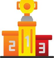 Podium Vector Icon Design