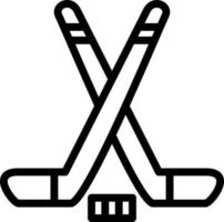 Ice Hockey Vector Icon Design