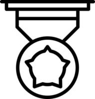 Gold Medal Vector Icon Design