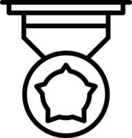 Gold Medal Vector Icon Design