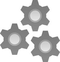 Cogs Vector Icon Design