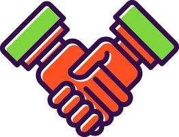 Handshake Vector Icon Design