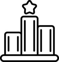 Podium Vector Icon Design