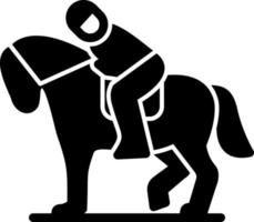 Equestrian Vector Icon Design