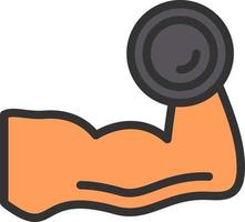 Weightlifting Vector Icon Design