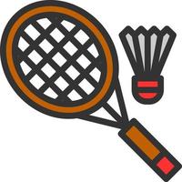 Badminton Vector Icon Design