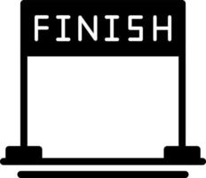 Finish Vector Icon Design