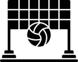 Beach Volleyball Vector Icon Design