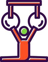 Gymnastics Vector Icon Design