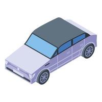 Excursion city car icon, isometric style vector