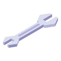 Product manager steel key icon, isometric style vector