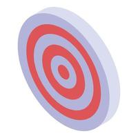 Target icon, isometric style vector