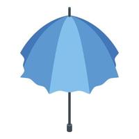 Umbrella accessory icon, isometric style vector