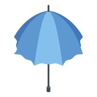 Umbrella accessory icon, isometric style vector