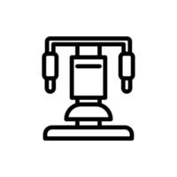 Vector Gym Station for fitness equipment. Gym Station icon suitable for apps, website developer, graphic designer needs on white background