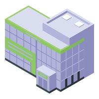 Fashion mall icon, isometric style vector