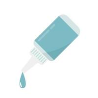 Eye drop vector. eye drop vector on white background.