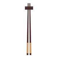 Chopsticks vector. chopsticks white background. wallpaper. free space for text. copy space. vector