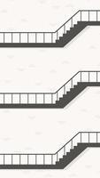 Stair and wall vector.  Stair apartment vector. wallpaper. free space for text. copy space. vector