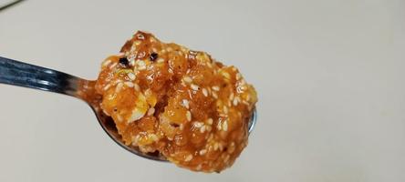 Dry Fruits Mixture for Health, Gond Gud Paak Recipe for health, Dry Fruits laddu Recipe, Recipe for health photo