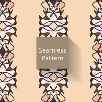 Geometric seamless pattern with textures vector