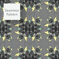 Geometric seamless pattern with textures vector