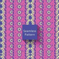 Geometric seamless pattern with textures vector