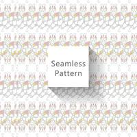 Geometric seamless pattern with textures vector