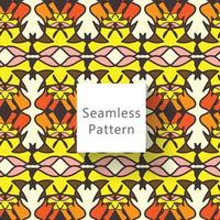 Geometric seamless pattern with textures vector