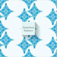 Geometric seamless pattern with textures vector