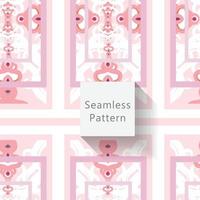 Geometric seamless pattern with textures vector