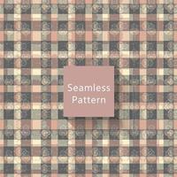 Geometric seamless pattern with textures vector