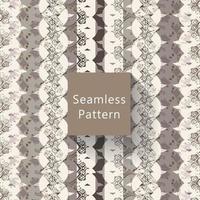 Geometric seamless pattern with textures vector