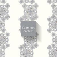 Geometric seamless pattern with textures vector