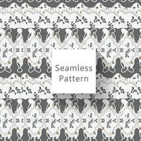 Geometric seamless pattern with textures vector