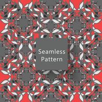 Geometric seamless pattern with textures vector