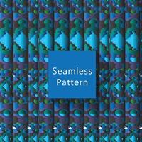 Geometric seamless pattern with textures vector