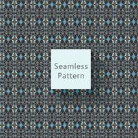 Geometric seamless pattern with textures vector