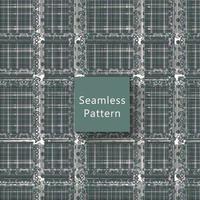 Geometric seamless pattern with textures vector