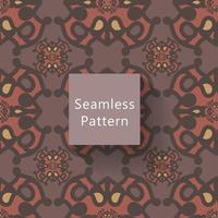 Geometric seamless pattern with textures vector
