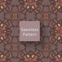 Geometric seamless pattern with textures vector