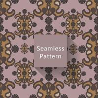 Geometric seamless pattern with textures vector