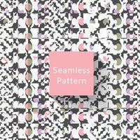 Geometric seamless pattern with textures vector