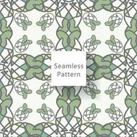 Geometric seamless pattern with textures vector