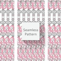 Geometric seamless pattern with textures vector