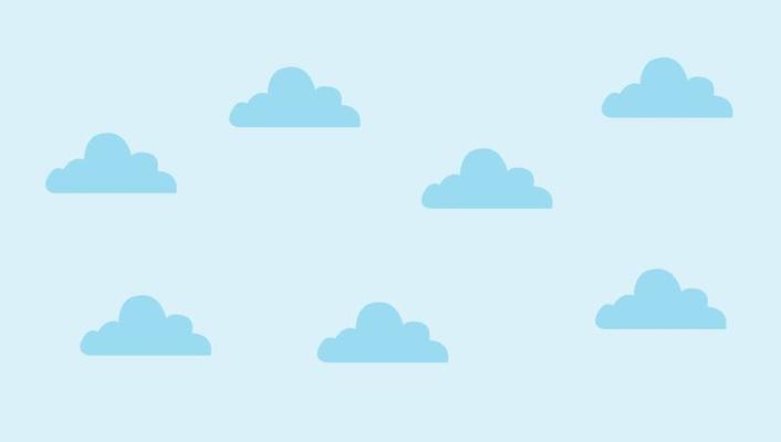 Cute Clouds Background