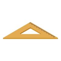 Angle ruler icon, isometric style vector