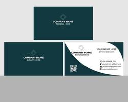 WebModern simple business card template vector