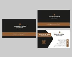 WebModern simple business card template vector