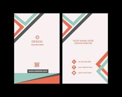 Modern Business card Design Template vector